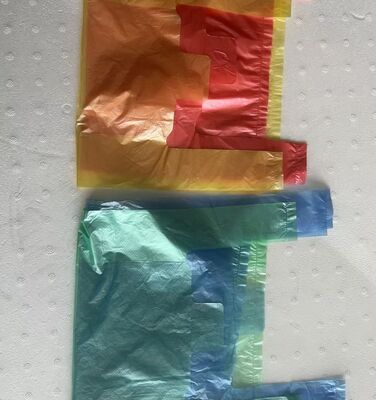 대형 마켓에 맞춤형 로고 HDPE 쇼핑백