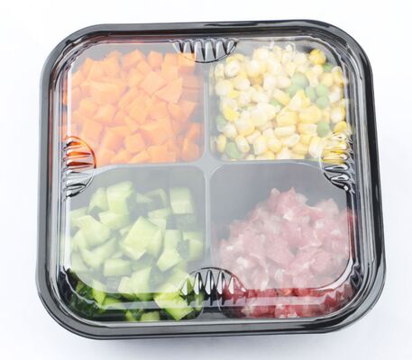 Customizable Recyclable PET Box for Fruits and Vegetables with Thermoforming Transparent Packaging