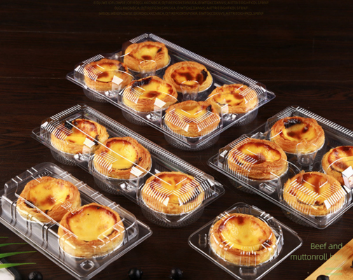 식품 포장용 투명 친환경 맞춤형 마카롱 플라스틱 트레이