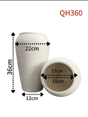 HDPE Ceramic Flower Plate with Embossing and PE Coated Finishing in Multiple Sizes