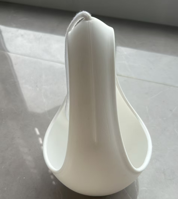 HDPE Multi-leaf White Porcelain Flower Pot for Indoor and Outdoor Potted Plants