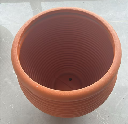 HDPE Multi-leaf White Porcelain Flower Pot for Indoor and Outdoor Potted Plants