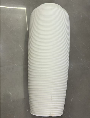 HDPE 노르딕 모란디 컬러 세라믹 모양의 꽃 냄비, 손으로 칠한 색상 가시로 대용량 실내 및 야외 사용
