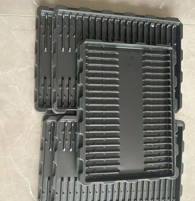 Customized Black Vacuum Formed Anti-Static Tray for Electronic Components ESD Safe Conductive Tray
