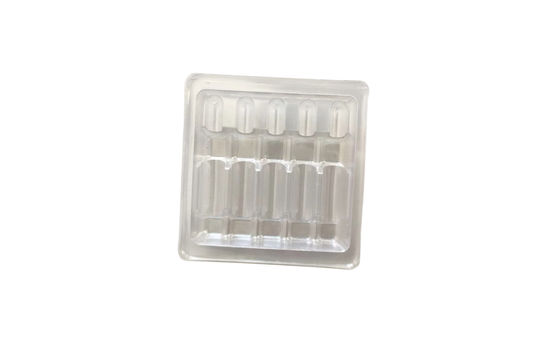 10ml 5pcs 투명한 Ampoule PVC 블러스터 트레이 물 바늘에 대한 포장