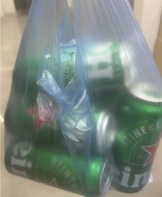 슈퍼마켓에 맞춘 맞춤형 포장 HDPE 토트 봉지